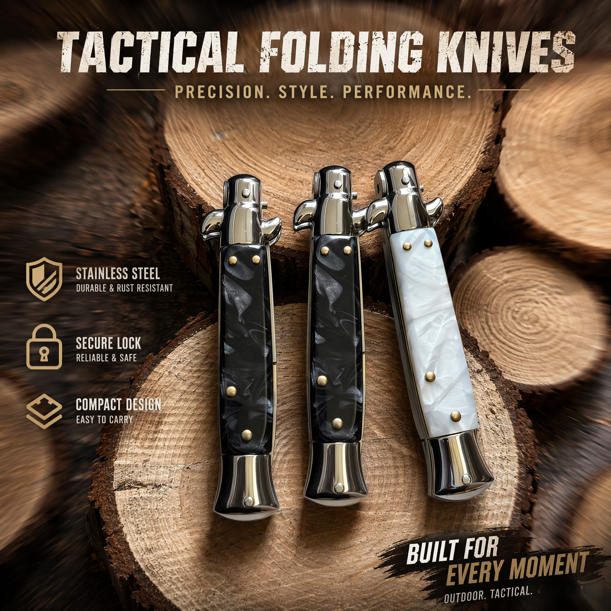 Portable high-hardness stainless steel folding knife,suitable for outdoor camping, barbecue and fishing, EDCtool, home kitchen fruit knife, gift for boyfriend andfather