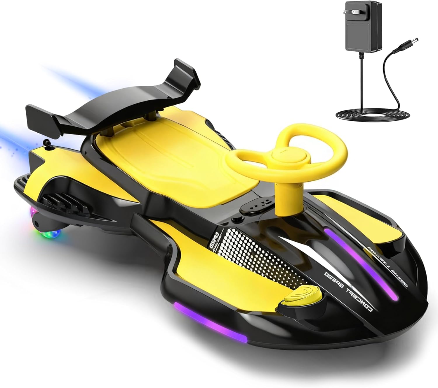 ⏰ LAST DAY 80% OFF  12V Electric Wiggle Car with Pedal for Kids,